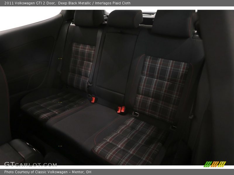 Deep Black Metallic / Interlagos Plaid Cloth 2011 Volkswagen GTI 2 Door