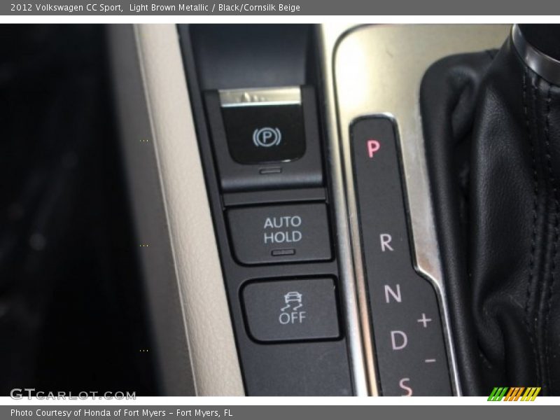 Light Brown Metallic / Black/Cornsilk Beige 2012 Volkswagen CC Sport