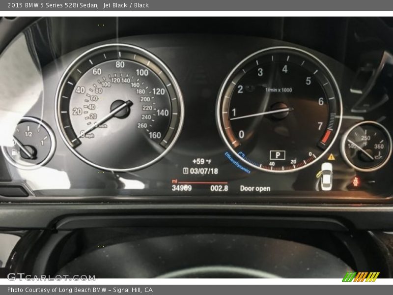 Jet Black / Black 2015 BMW 5 Series 528i Sedan