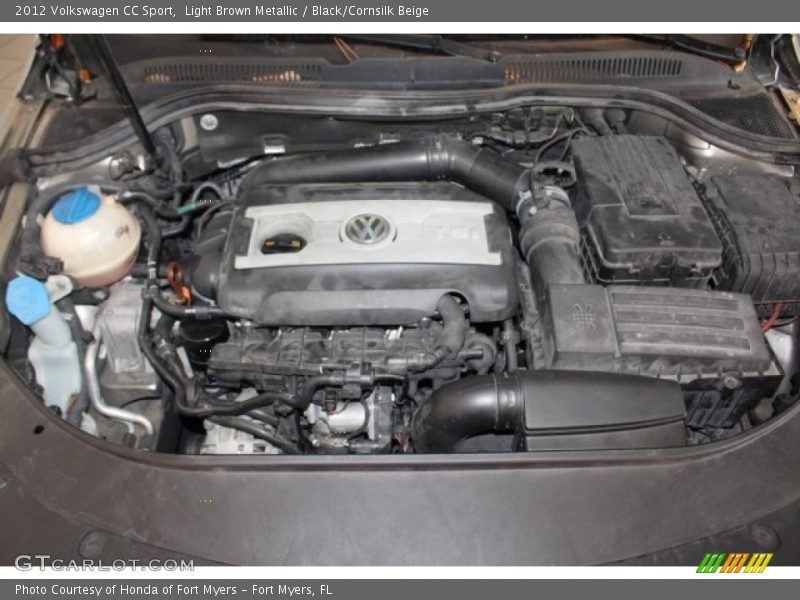 Light Brown Metallic / Black/Cornsilk Beige 2012 Volkswagen CC Sport