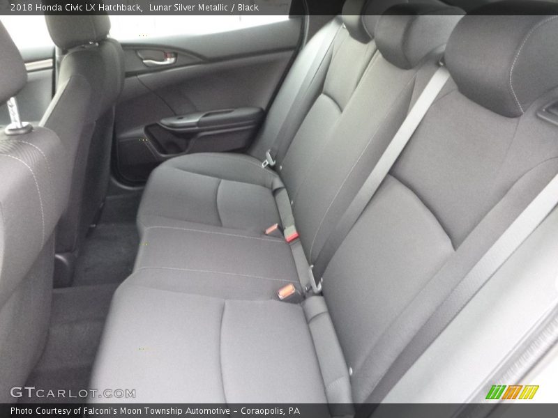 Lunar Silver Metallic / Black 2018 Honda Civic LX Hatchback