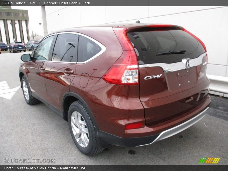 Copper Sunset Pearl / Black 2015 Honda CR-V EX