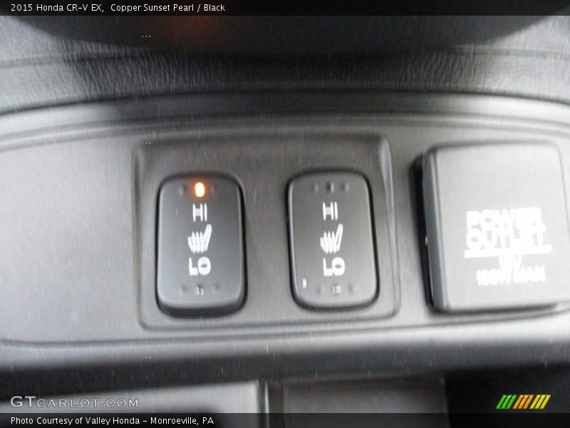 Copper Sunset Pearl / Black 2015 Honda CR-V EX