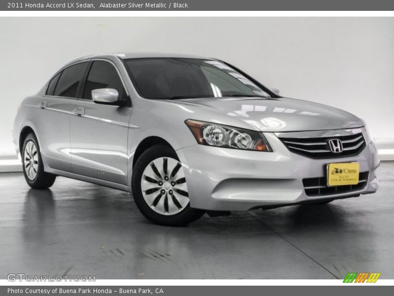 Alabaster Silver Metallic / Black 2011 Honda Accord LX Sedan