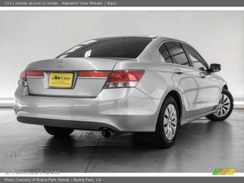 Alabaster Silver Metallic / Black 2011 Honda Accord LX Sedan