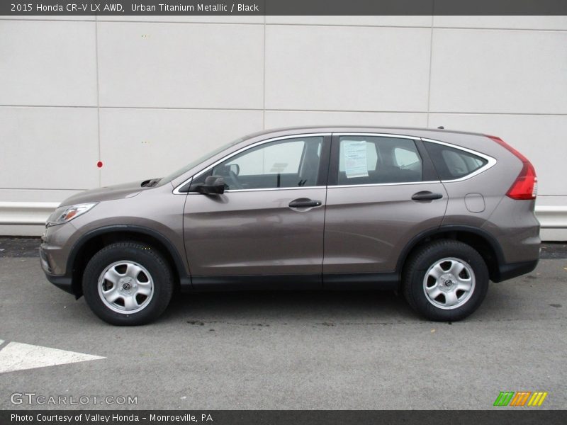 Urban Titanium Metallic / Black 2015 Honda CR-V LX AWD