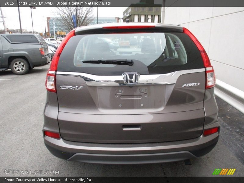 Urban Titanium Metallic / Black 2015 Honda CR-V LX AWD