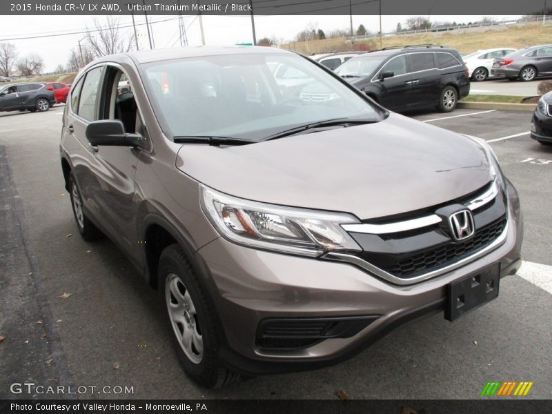Urban Titanium Metallic / Black 2015 Honda CR-V LX AWD