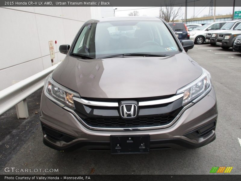 Urban Titanium Metallic / Black 2015 Honda CR-V LX AWD