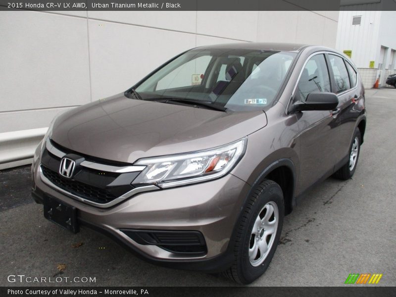 Urban Titanium Metallic / Black 2015 Honda CR-V LX AWD