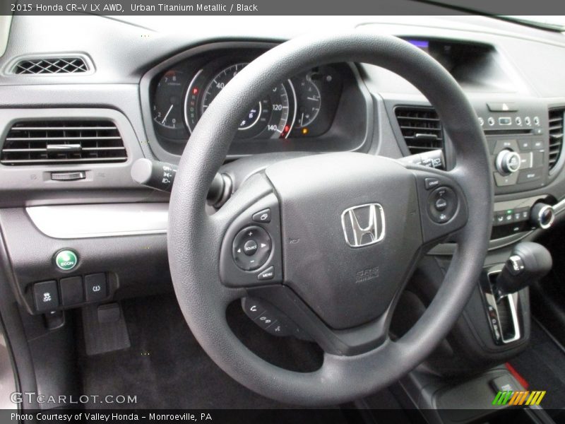 Urban Titanium Metallic / Black 2015 Honda CR-V LX AWD