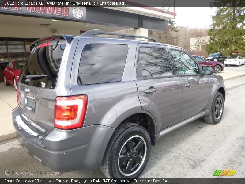 Sterling Gray Metallic / Charcoal Black 2012 Ford Escape XLT 4WD