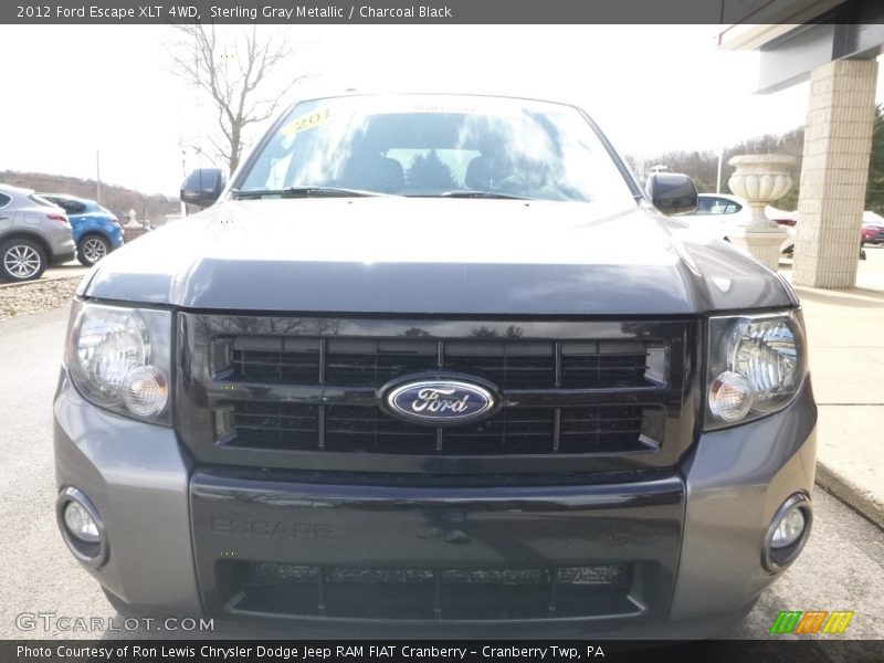 Sterling Gray Metallic / Charcoal Black 2012 Ford Escape XLT 4WD