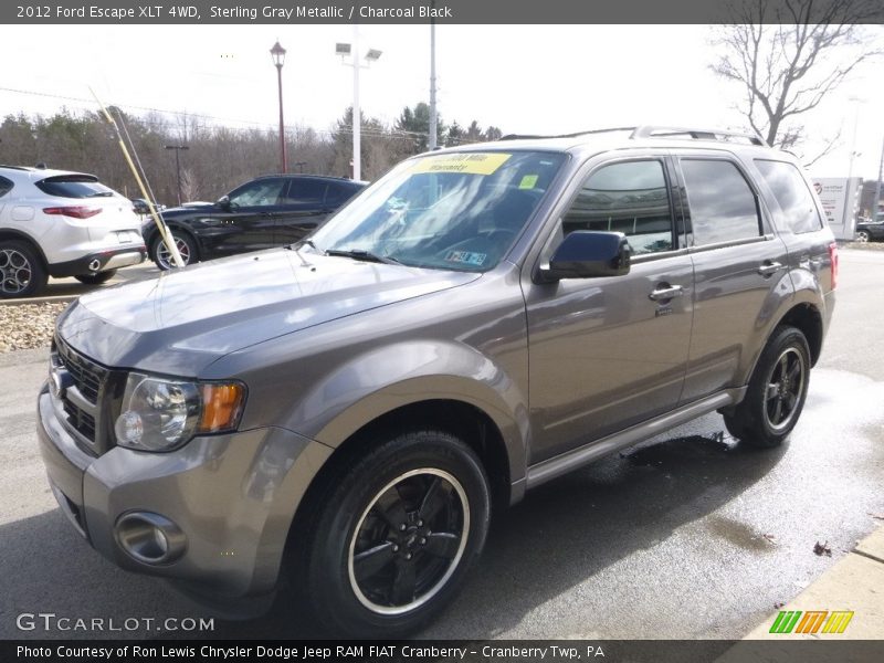 Sterling Gray Metallic / Charcoal Black 2012 Ford Escape XLT 4WD