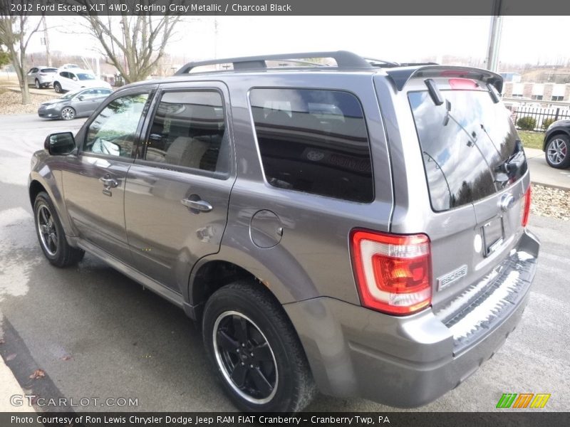 Sterling Gray Metallic / Charcoal Black 2012 Ford Escape XLT 4WD