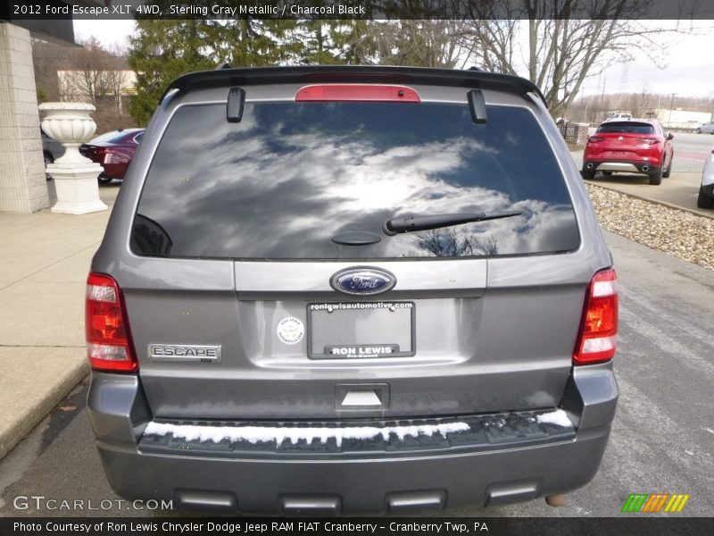 Sterling Gray Metallic / Charcoal Black 2012 Ford Escape XLT 4WD