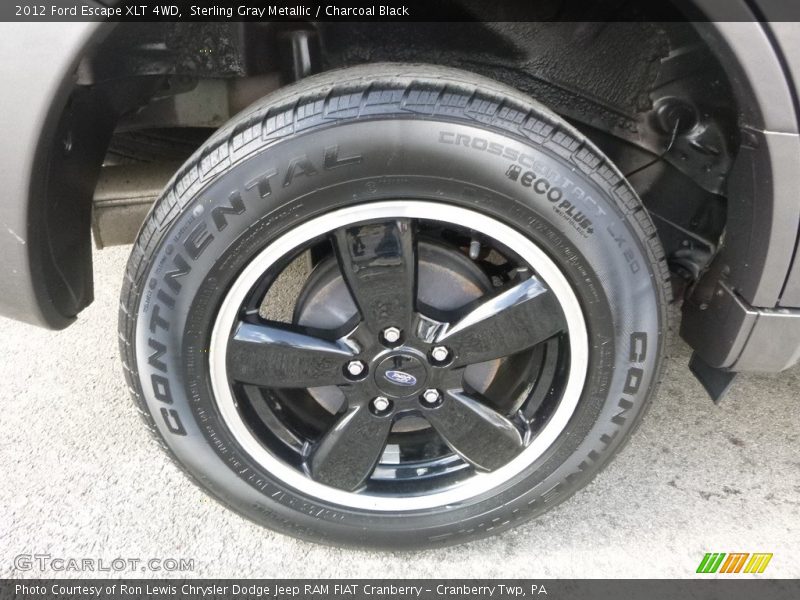 Sterling Gray Metallic / Charcoal Black 2012 Ford Escape XLT 4WD