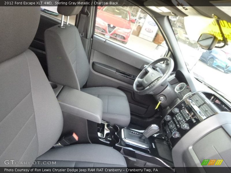 Sterling Gray Metallic / Charcoal Black 2012 Ford Escape XLT 4WD