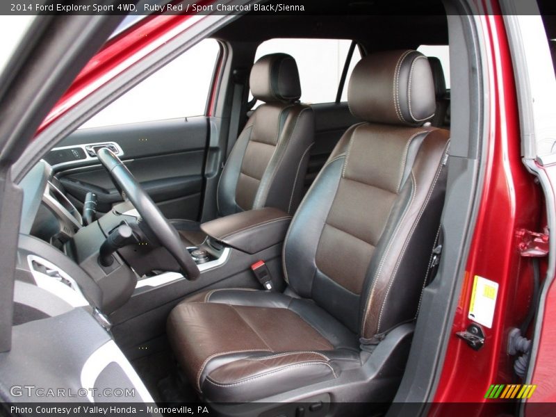 Ruby Red / Sport Charcoal Black/Sienna 2014 Ford Explorer Sport 4WD