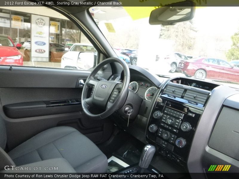 Sterling Gray Metallic / Charcoal Black 2012 Ford Escape XLT 4WD