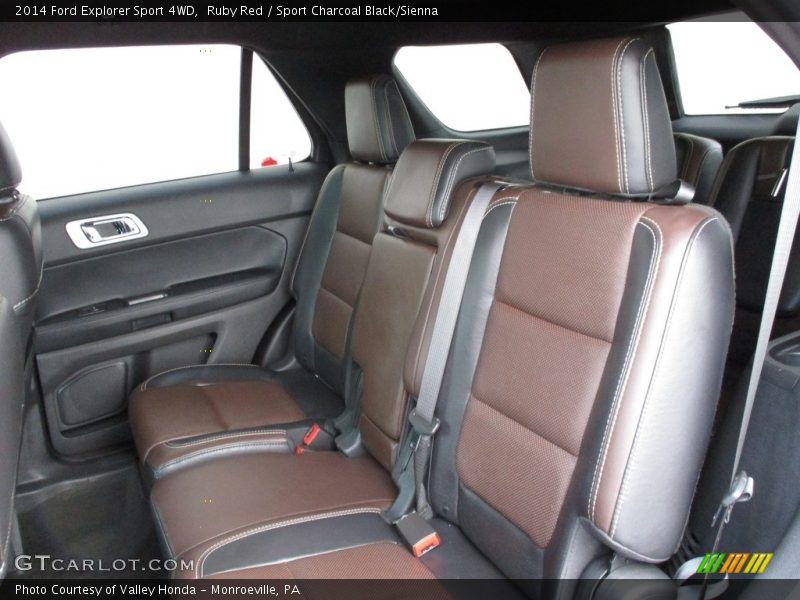 Ruby Red / Sport Charcoal Black/Sienna 2014 Ford Explorer Sport 4WD