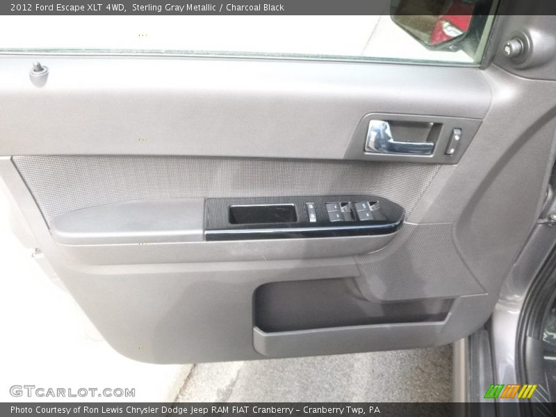 Sterling Gray Metallic / Charcoal Black 2012 Ford Escape XLT 4WD