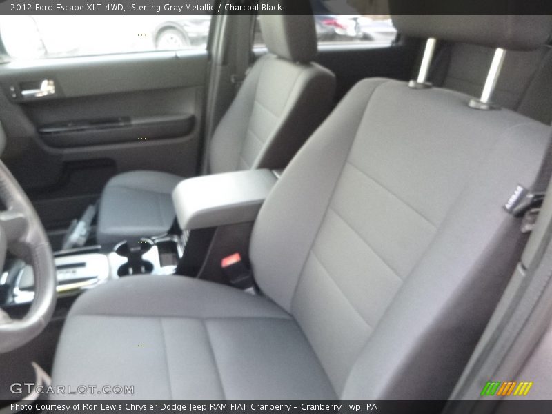 Sterling Gray Metallic / Charcoal Black 2012 Ford Escape XLT 4WD