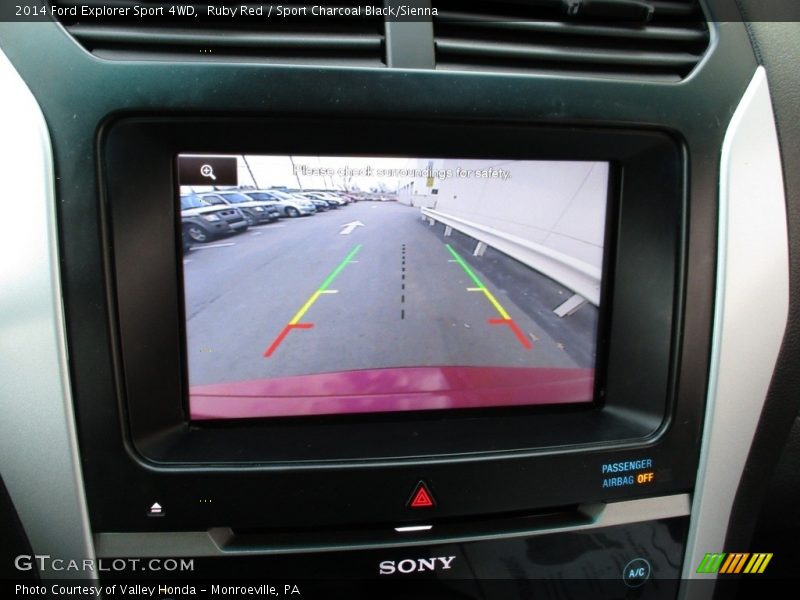 Ruby Red / Sport Charcoal Black/Sienna 2014 Ford Explorer Sport 4WD