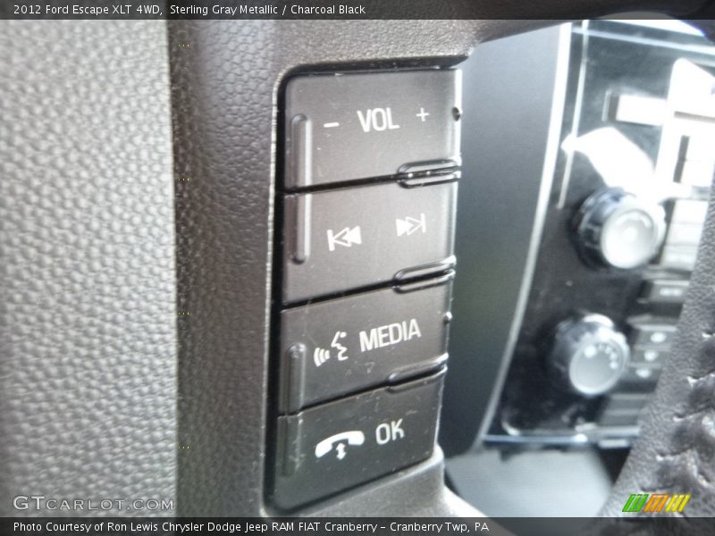 Sterling Gray Metallic / Charcoal Black 2012 Ford Escape XLT 4WD