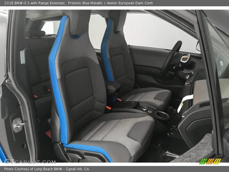Protonic Blue Metallic / Atelier European Dark Cloth 2018 BMW i3 S with Range Extender