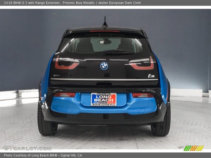 Protonic Blue Metallic / Atelier European Dark Cloth 2018 BMW i3 S with Range Extender