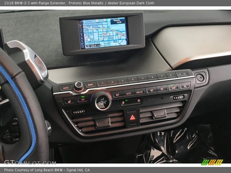 Protonic Blue Metallic / Atelier European Dark Cloth 2018 BMW i3 S with Range Extender