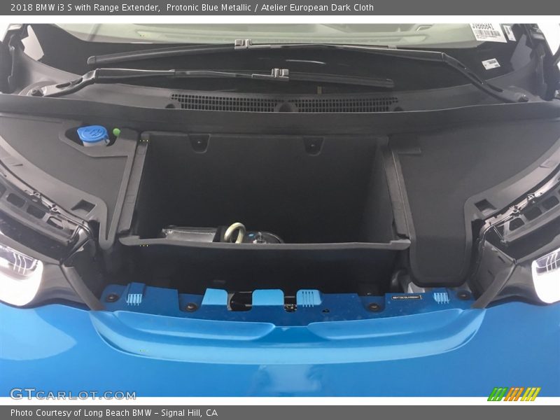 Protonic Blue Metallic / Atelier European Dark Cloth 2018 BMW i3 S with Range Extender