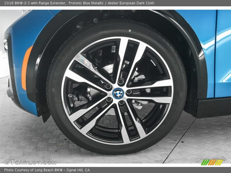 Protonic Blue Metallic / Atelier European Dark Cloth 2018 BMW i3 S with Range Extender