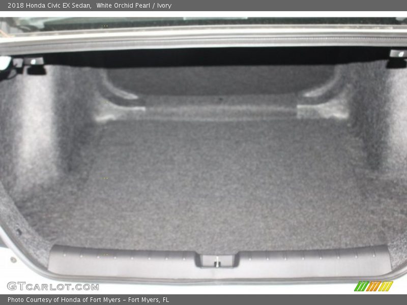 White Orchid Pearl / Ivory 2018 Honda Civic EX Sedan