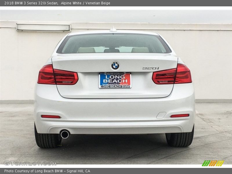 Alpine White / Venetian Beige 2018 BMW 3 Series 320i Sedan