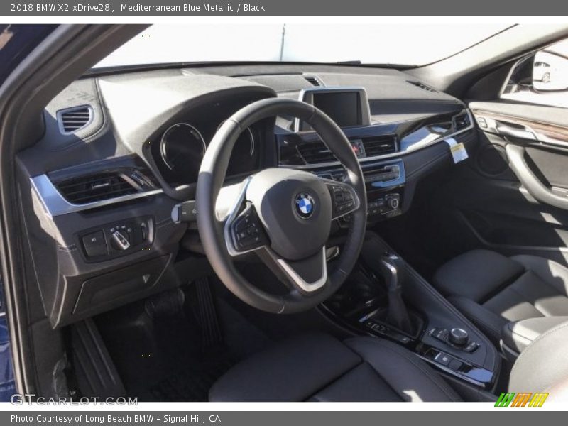 Mediterranean Blue Metallic / Black 2018 BMW X2 xDrive28i