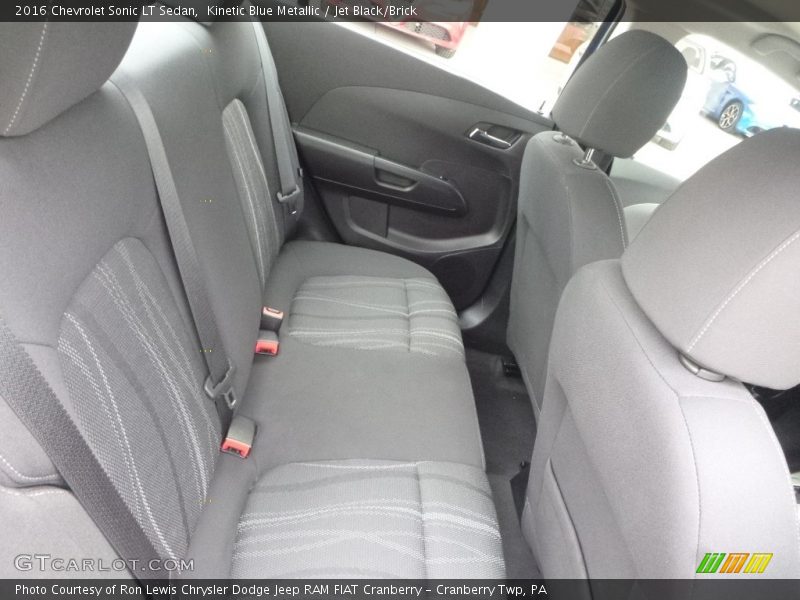 Kinetic Blue Metallic / Jet Black/Brick 2016 Chevrolet Sonic LT Sedan