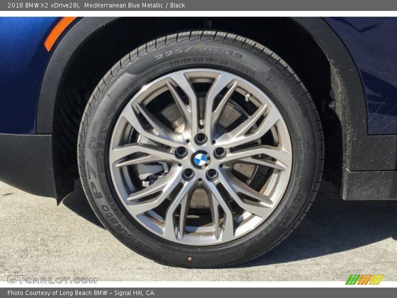 Mediterranean Blue Metallic / Black 2018 BMW X2 xDrive28i