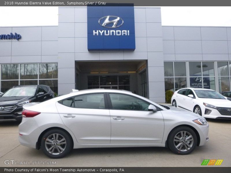 Symphony Silver / Gray 2018 Hyundai Elantra Value Edition