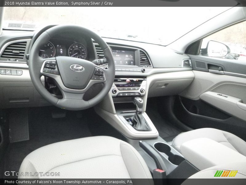 Symphony Silver / Gray 2018 Hyundai Elantra Value Edition