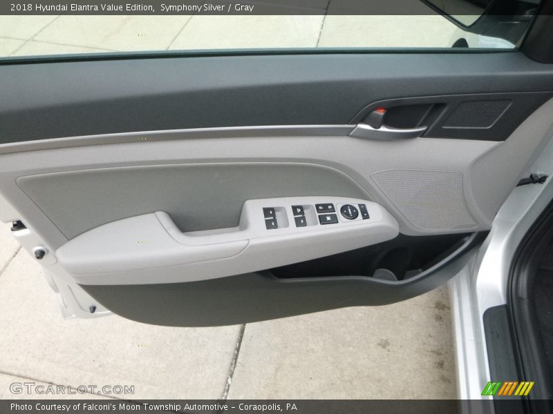 Symphony Silver / Gray 2018 Hyundai Elantra Value Edition