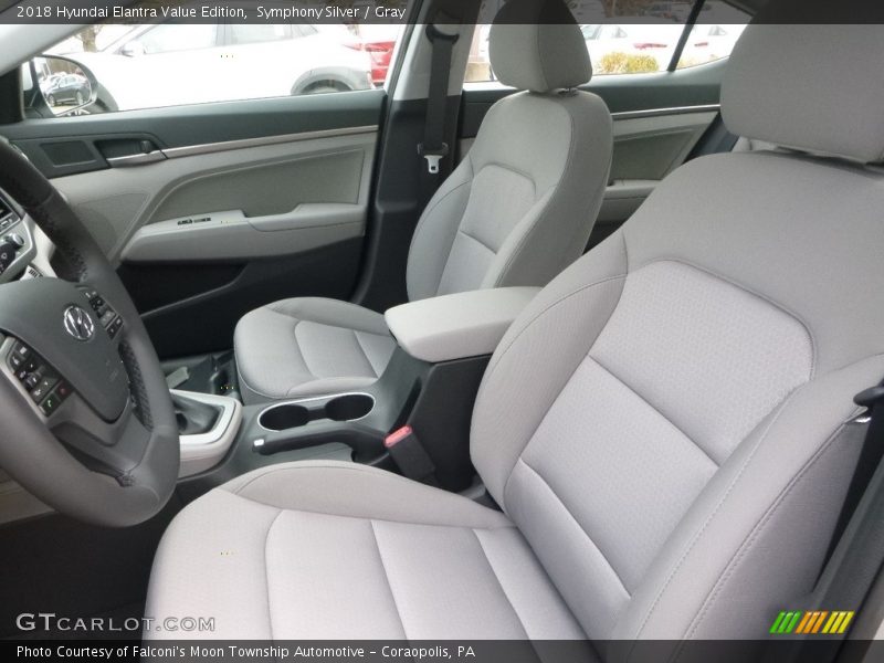Symphony Silver / Gray 2018 Hyundai Elantra Value Edition