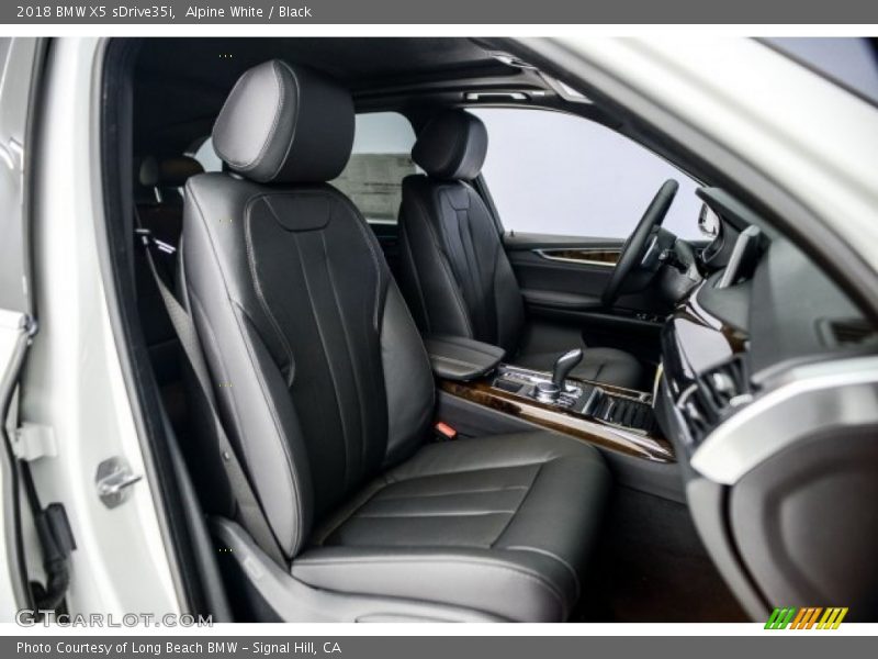 Alpine White / Black 2018 BMW X5 sDrive35i