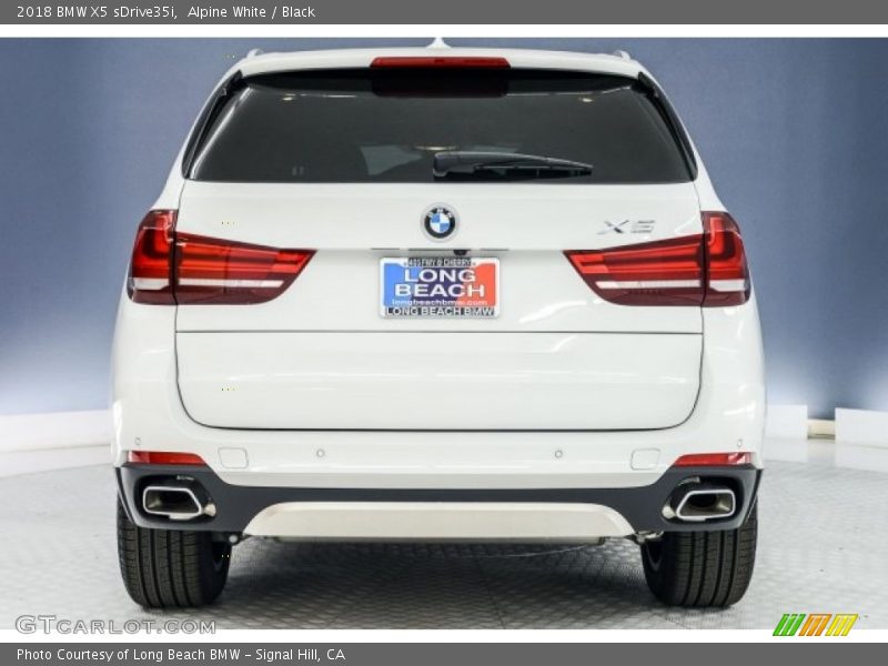 Alpine White / Black 2018 BMW X5 sDrive35i