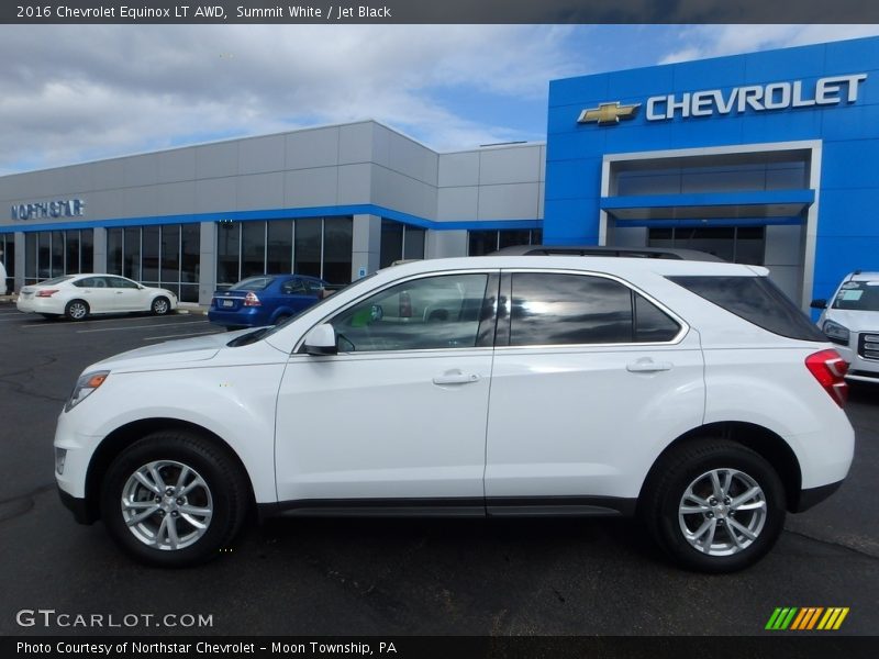 Summit White / Jet Black 2016 Chevrolet Equinox LT AWD