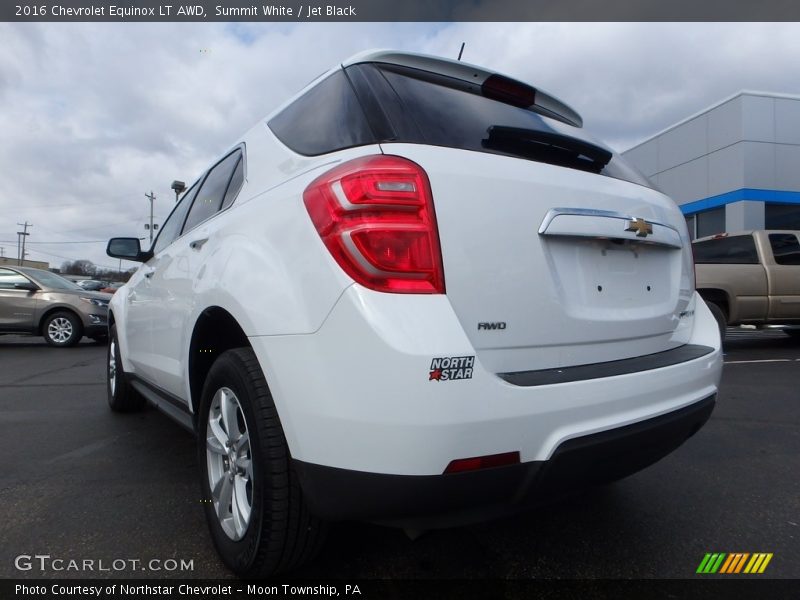 Summit White / Jet Black 2016 Chevrolet Equinox LT AWD