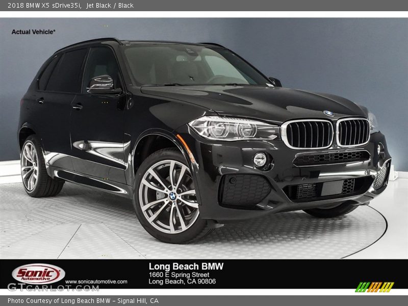 Jet Black / Black 2018 BMW X5 sDrive35i