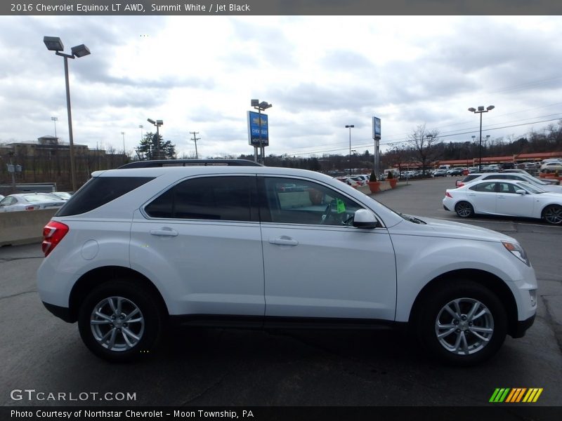 Summit White / Jet Black 2016 Chevrolet Equinox LT AWD