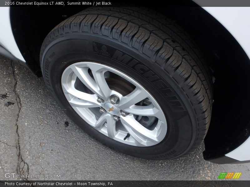 Summit White / Jet Black 2016 Chevrolet Equinox LT AWD